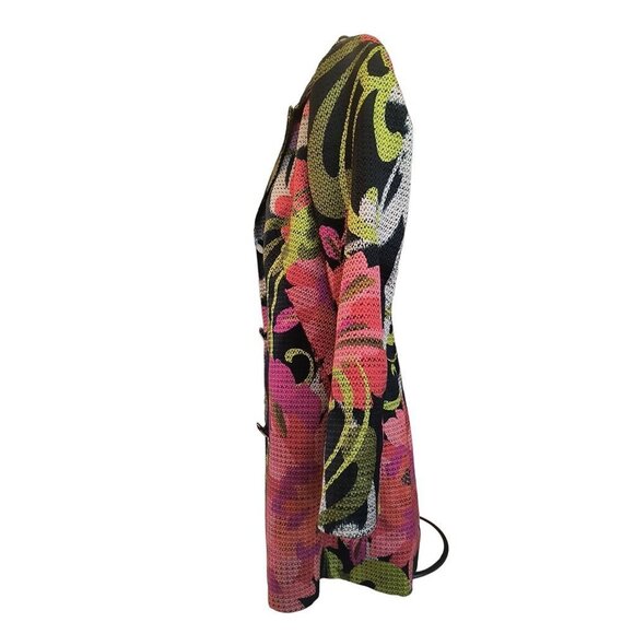 Trina Turk Floral-Print Mid-Length Jacket Women's Size 2 Like New condition - Picture 14 of 16
